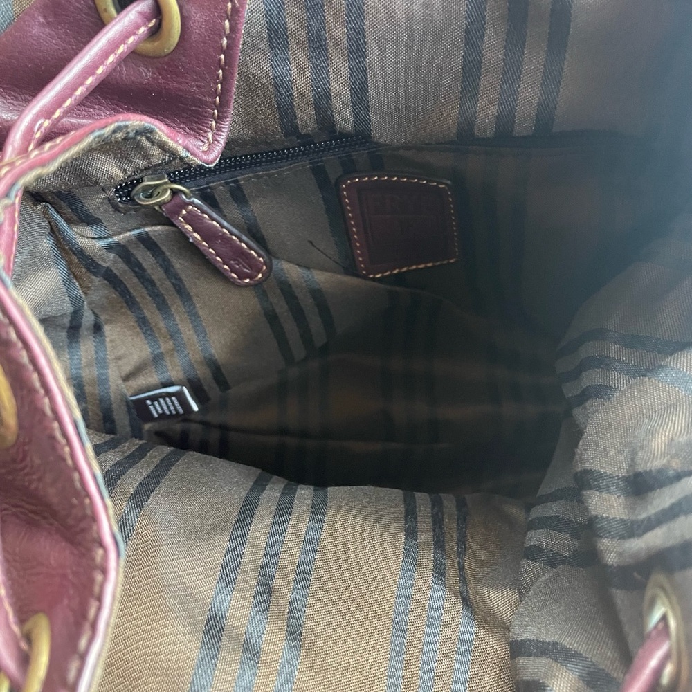NWT Frye Jenny Leather Backpack - Brown - Picture 11 of 11
